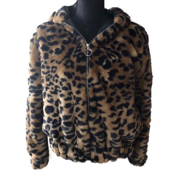 wild fable Jackets & Blazers - 🚫SOLD Wild Fable | Cheetah Faux Fur Jacket